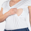 Image of Top D'allaitement En Coton Réversible - GlamForMum - Made In France