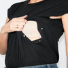 Image of Top D'allaitement En Coton Réversible - GlamForMum - Made In France
