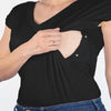 Image of Top D'allaitement En Coton Réversible - GlamForMum - Made In France