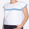 Image of Top D'allaitement En Coton 80's - GlamForMum - Made In France