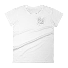 Collection BellyBulle - T.Shirt Femme - Maman - Noir & Blanc