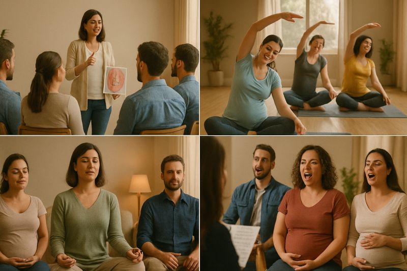 7 types de préparation à l'accouchement