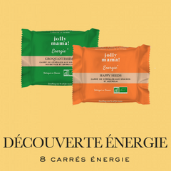 Coffret Découverte ÉNERGIE JollyMama : Snacks Booster D'énergie