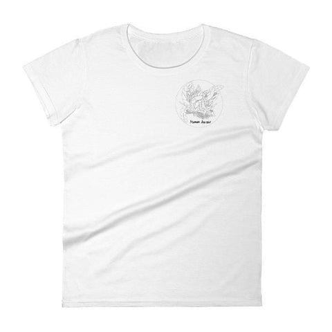 Collection BellyBulle - T.Shirt Femme - Maman Douceur - Noir & Blanc