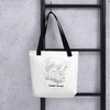 Image of Collection BellyBulle - Tote bag - Maman Douceur - Noir & Blanc