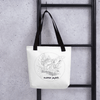 Image of Collection BellyBulle - Tote bag - Maman Parfaite - Noir & Blanc