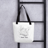 Image of Collection BellyBulle - Tote bag - Maman Toucan - Noir & Blanc