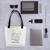 Image of Collection BellyBulle - Tote bag - Maman Toucan - Noir & Blanc